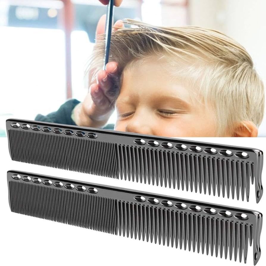 Amazon | ステンレススチールヘアカットコーム、理髪金属コーム